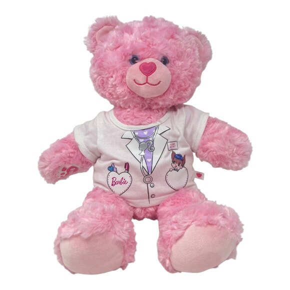 Build-A-Bear Other - Barbie Vet Build-A-Bear Pink Teddy Bear stuffed Animal Plush Toy